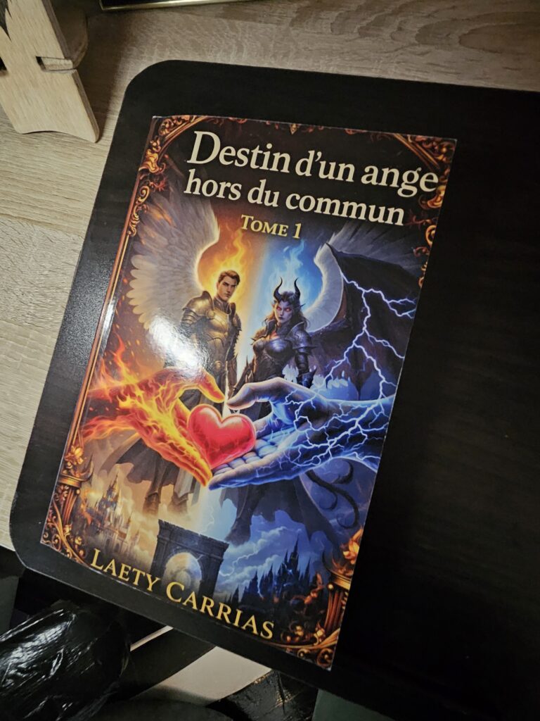 Couverture du roman Destin d'un ange hors du commun – Tome 1 de Laety Carrias